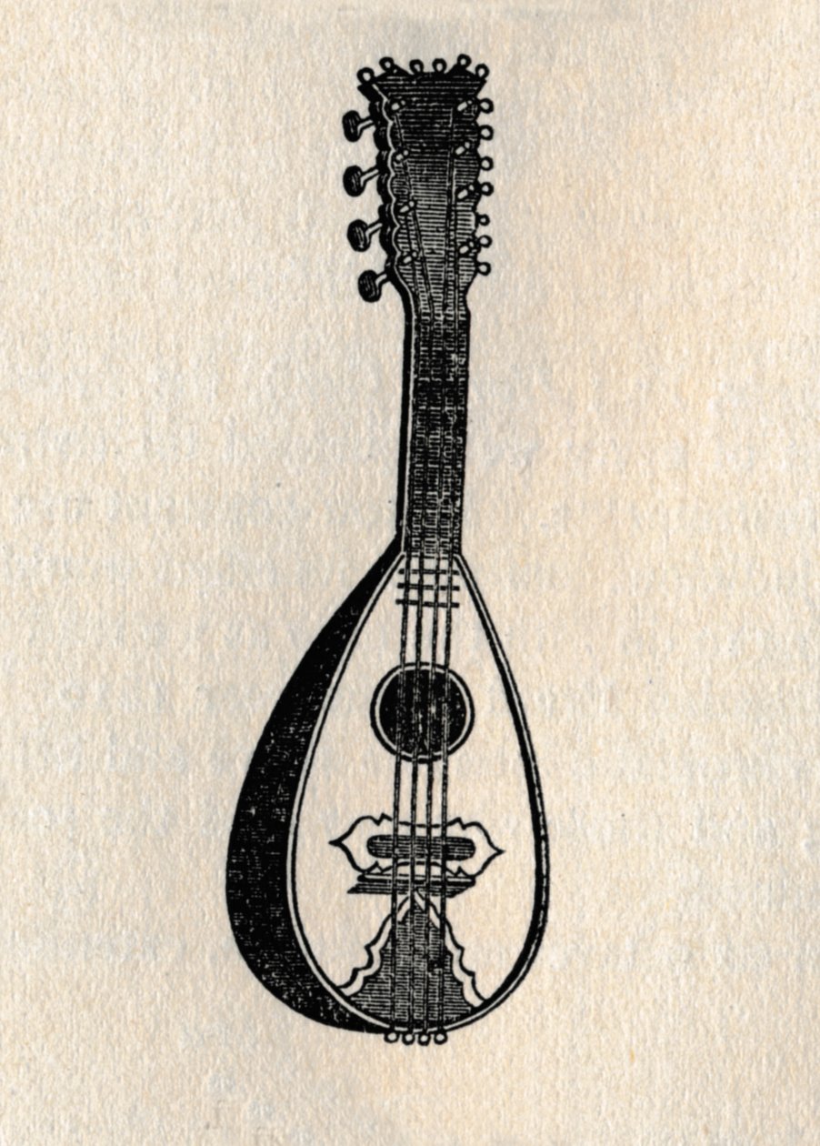 O Mandoline, 1895. de Unbekannt