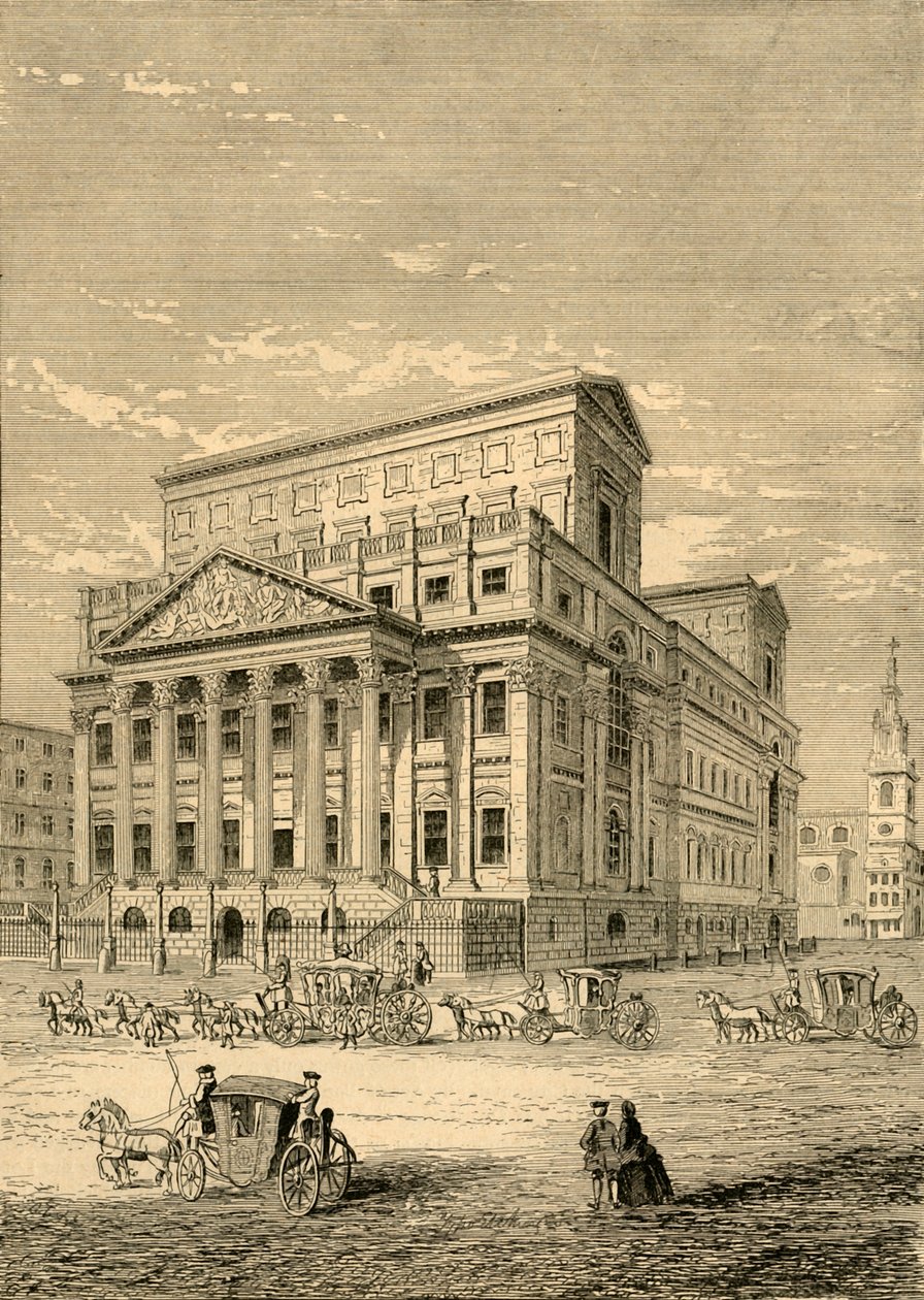 A mansão em 1750, 1897. de Unbekannt
