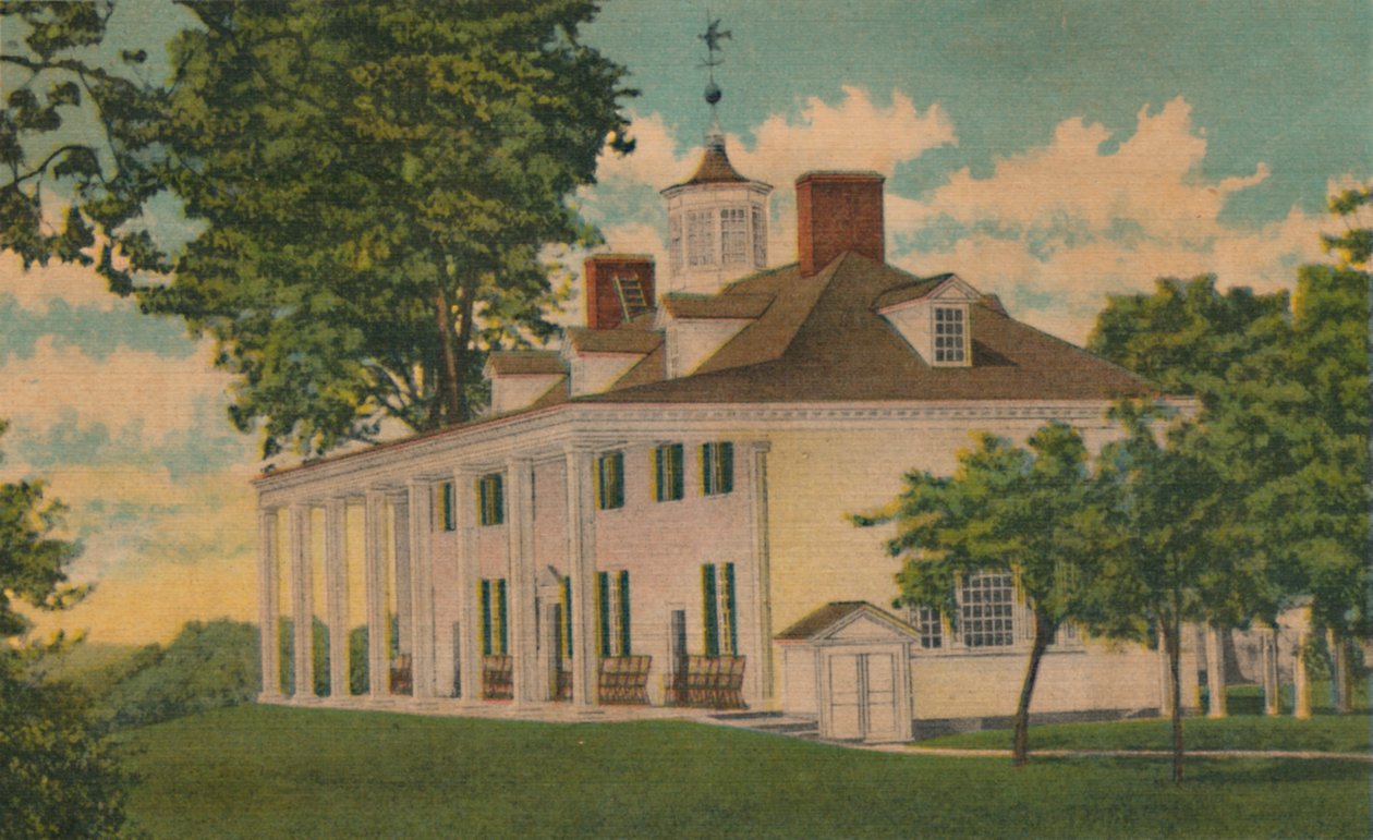 A mansão, com vista para o Potomac, 1946 de Unbekannt