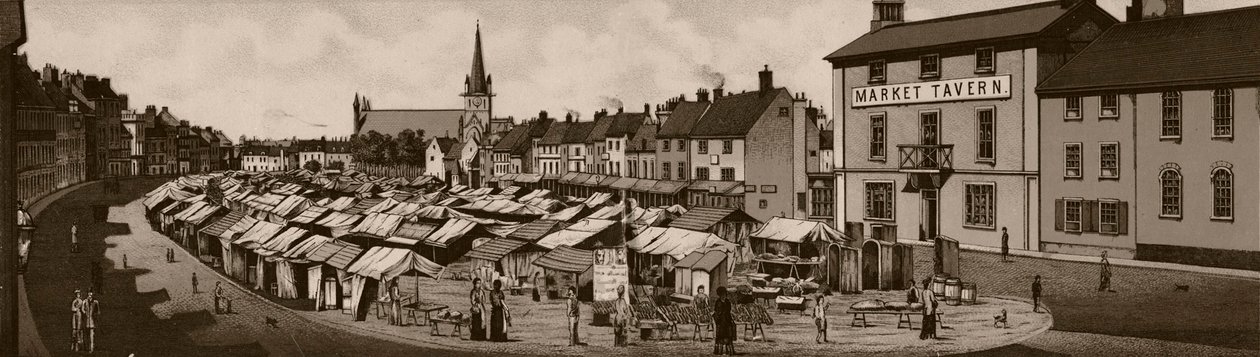 O mercado, c1880. de Unbekannt