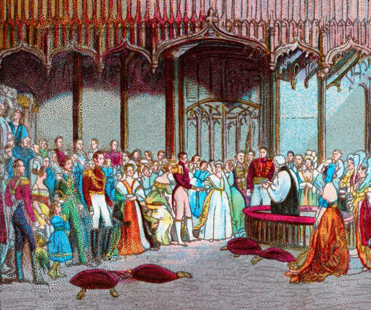 O casamento da rainha Vitória, 10 de fevereiro de 1840, c1902 de Unbekannt