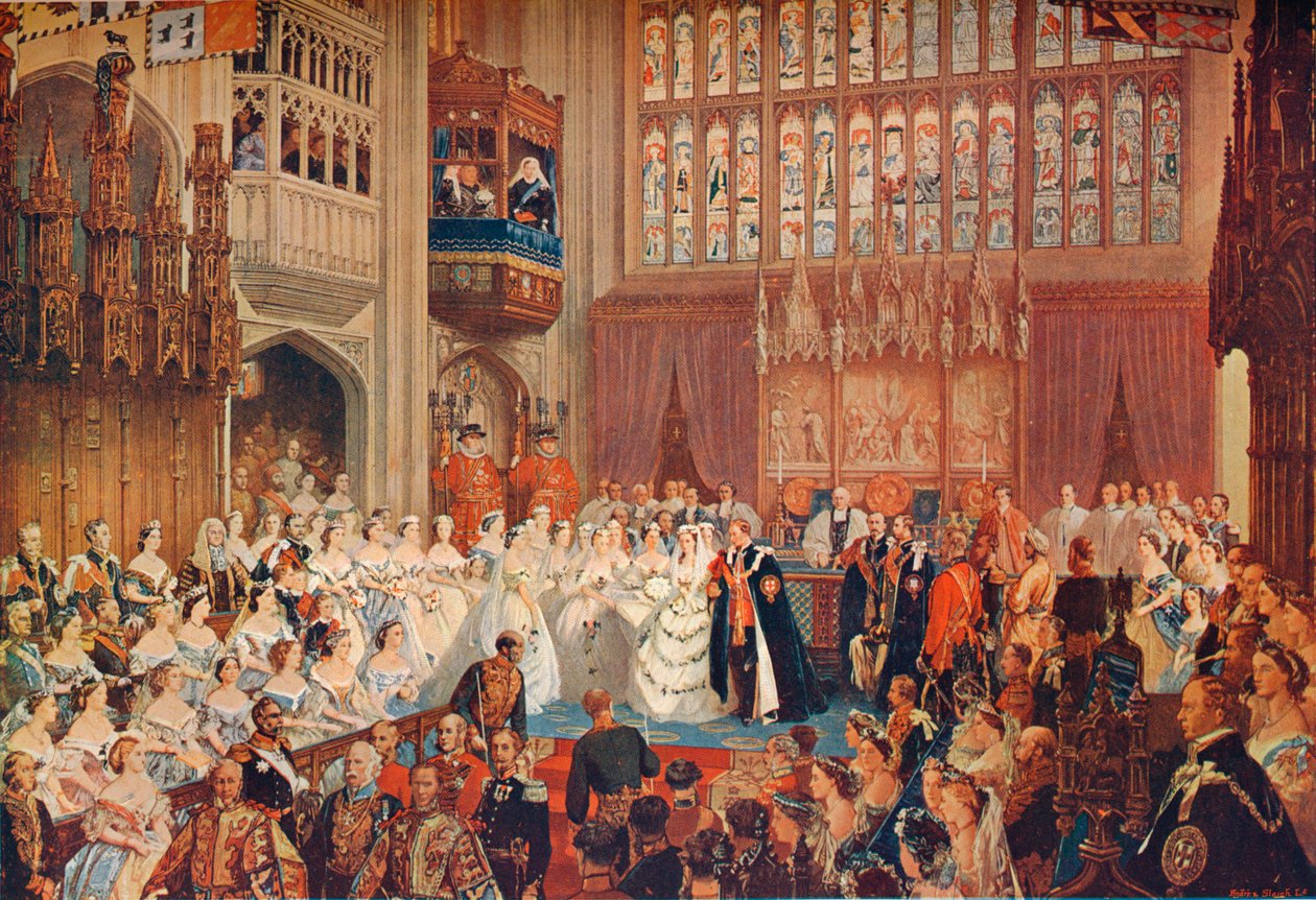 O casamento do príncipe de Gales, 1863 1906 de Unbekannt