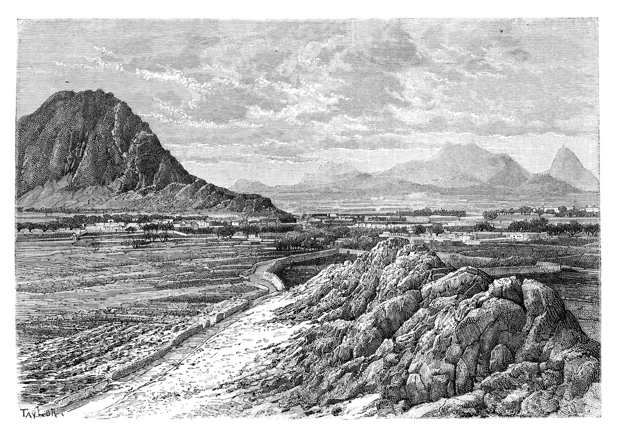 Marsha Pass, norte de Kandahar, Afeganistão, 1895 de Unbekannt