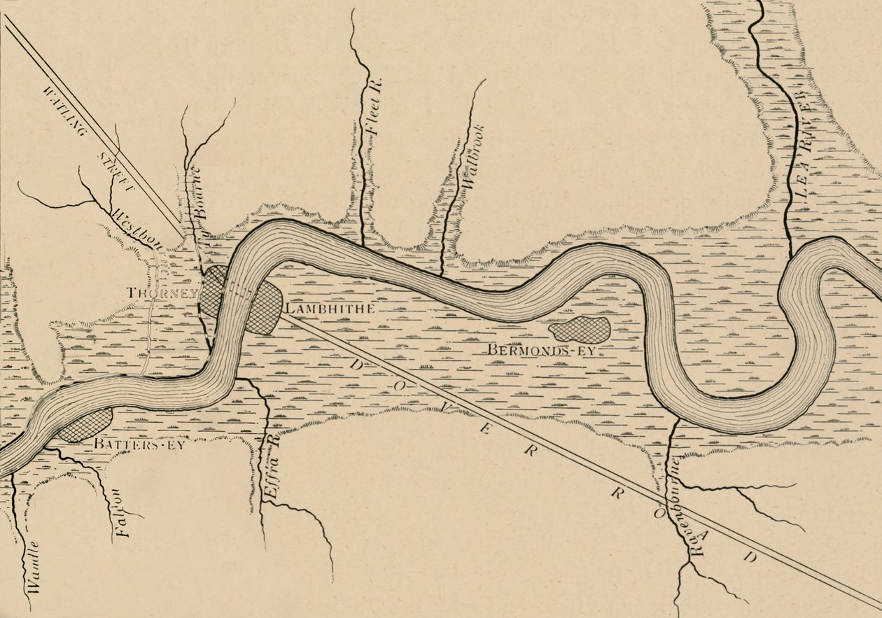 Os pântanos do início de Londres, 1908 de Unbekannt