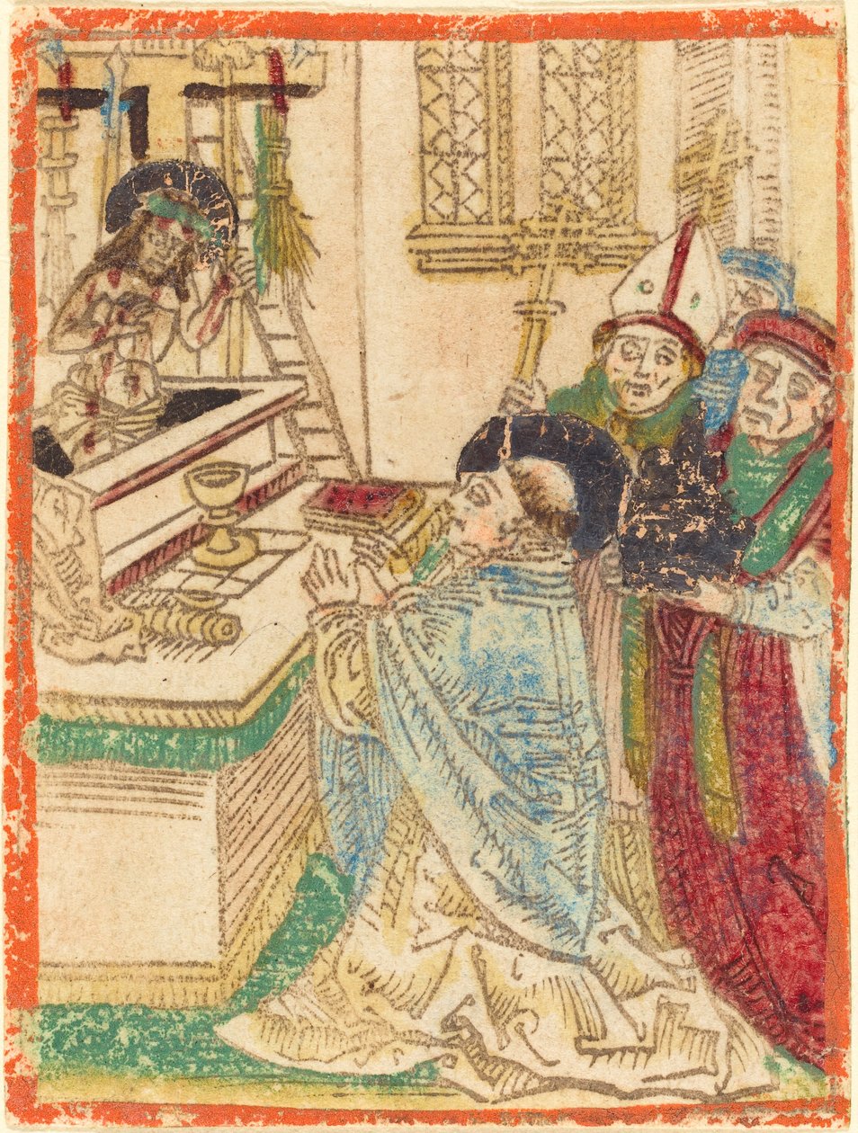 A Missa de São Gregório, 14801490. de Unbekannt