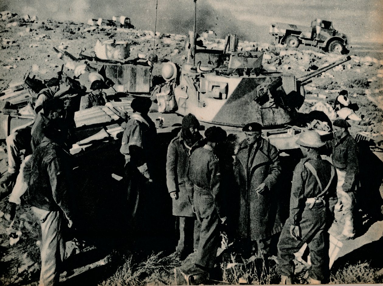 A reunião em El Duda. Em 26 de novembro, a guarnição de Tobruk tomou El Duda, 1941 1944 de Unbekannt