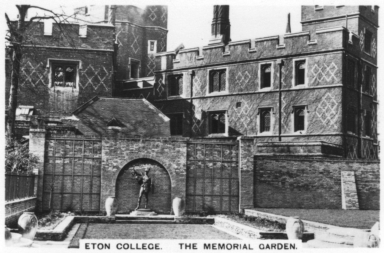 O Memorial Garden Eton College, 1936 de Unbekannt