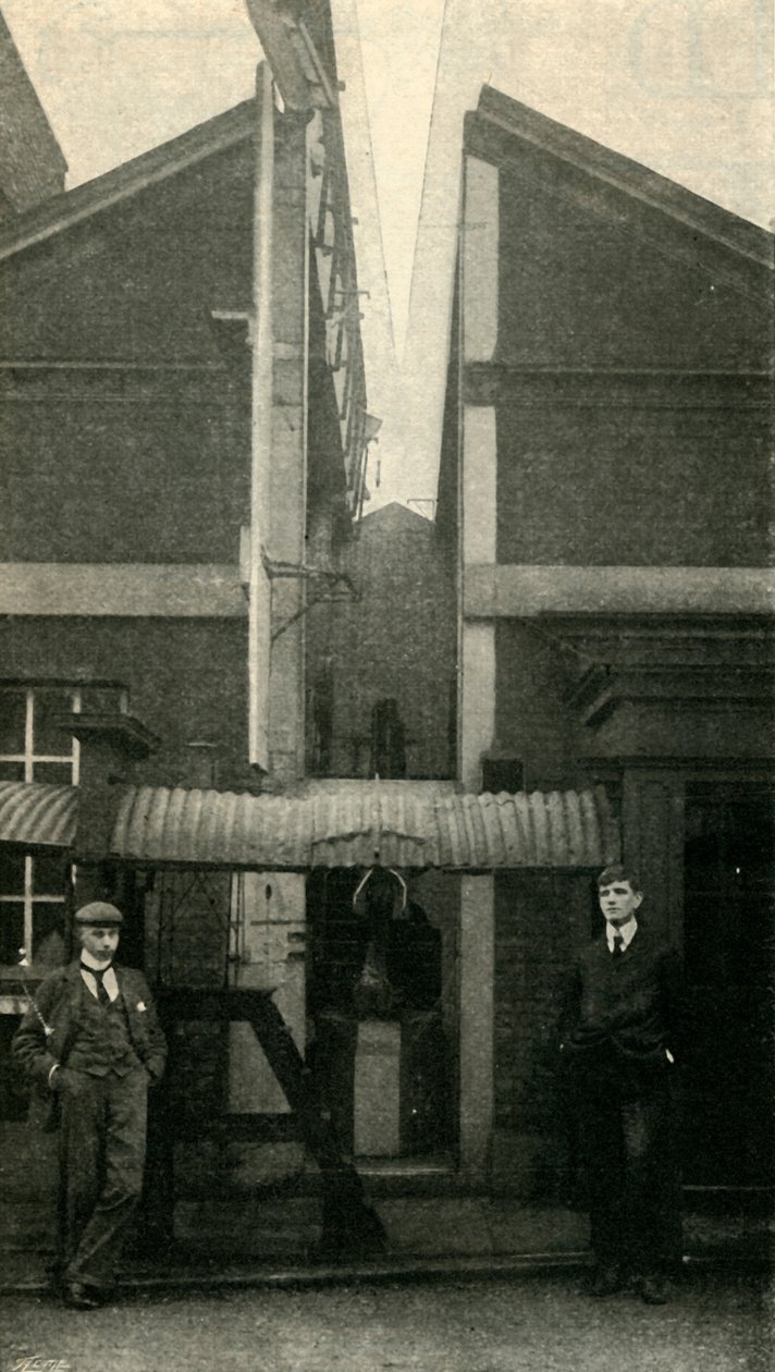 O Meridiano de Greenwich, do qual são feitas todas as medições do tempo, 1901. de Unbekannt