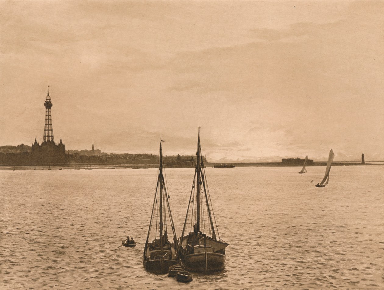 O Mersey em New Brighton, 1902 de Unbekannt