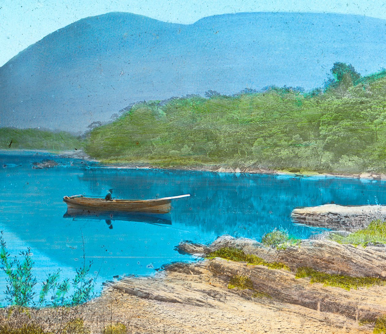 O lago do meio, da ilha de Dinis, Killarney, c1910 de Unbekannt