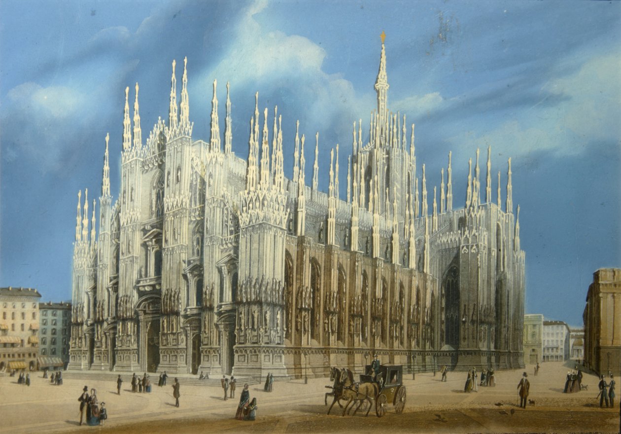 Catedral de Milão, década de 1860 de Unbekannt