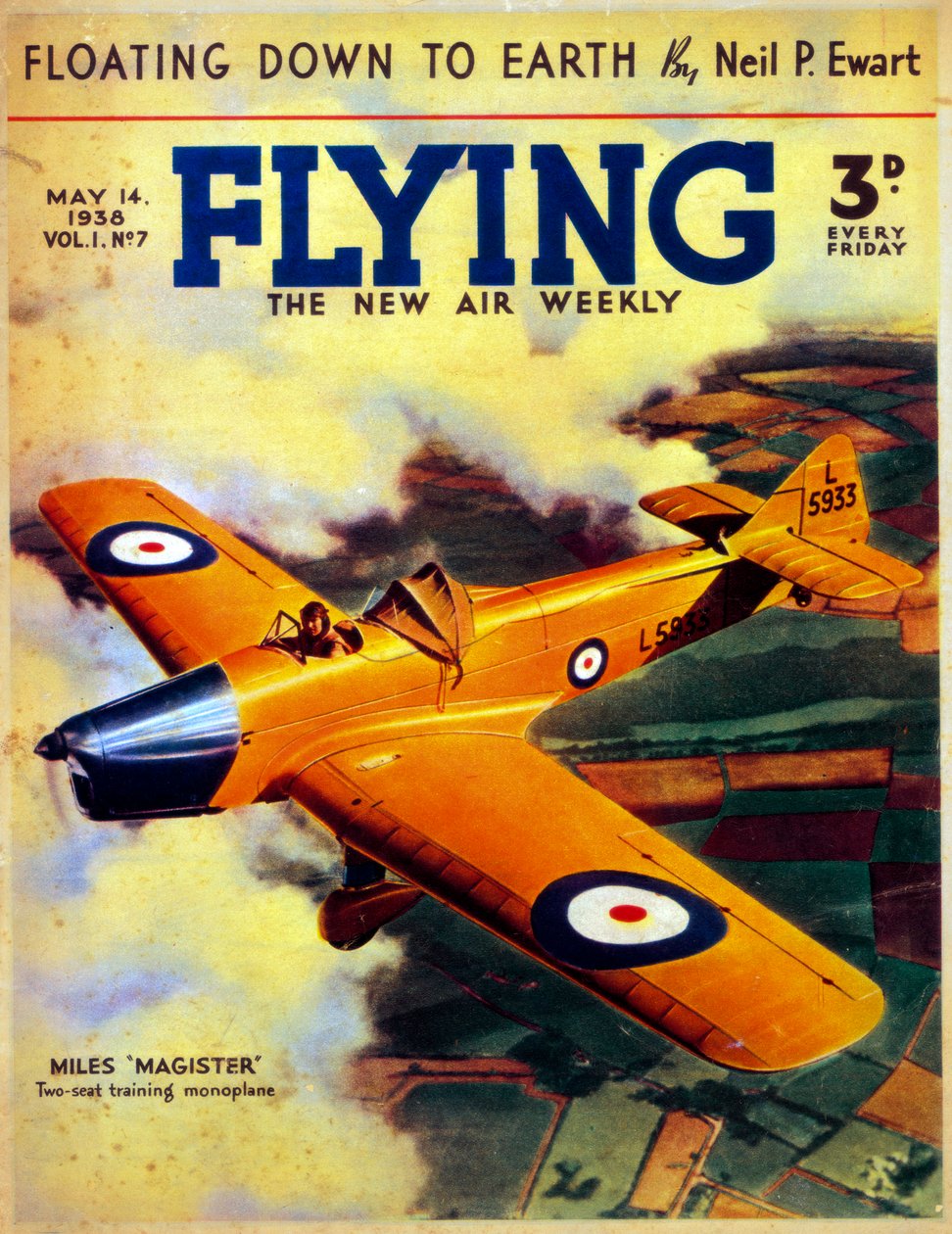 O avião Miles Magister, 1938 de Unbekannt