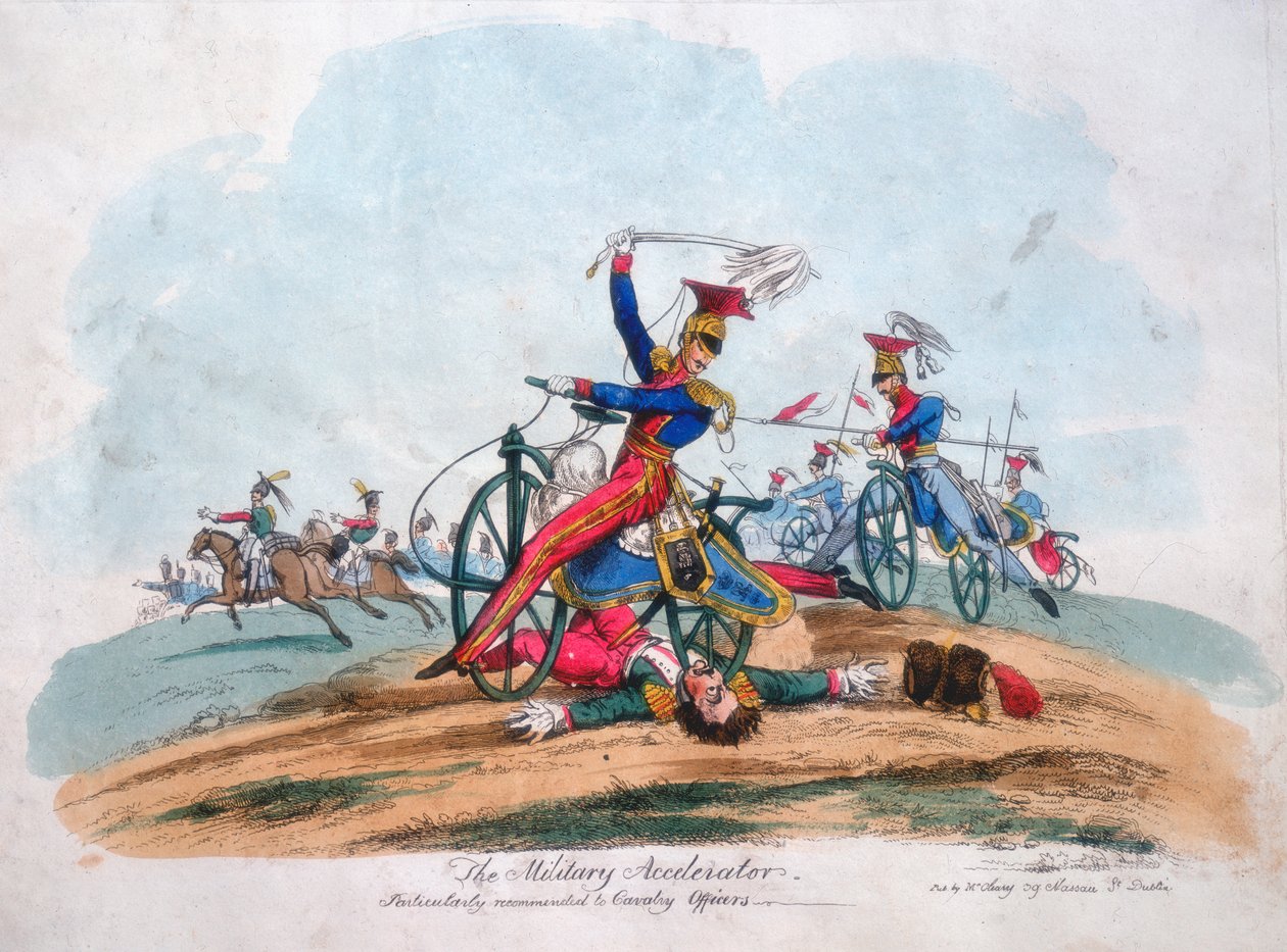 O acelerador militar - especialmente recomendado para oficiais de cavalaria, c1820 de Unbekannt