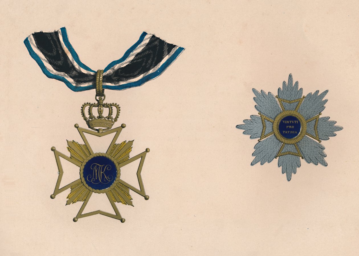 A Ordem Militar de Max Joseph, século c19 de Unbekannt