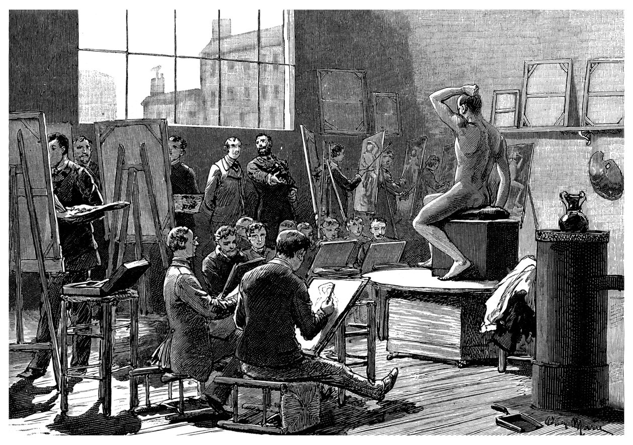 O Modelo, 1882 de Unbekannt