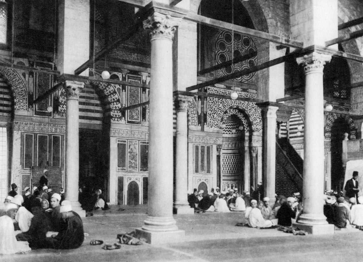 A mesquita de El-Mouayad, Cairo, Egito, c1920s de Unbekannt