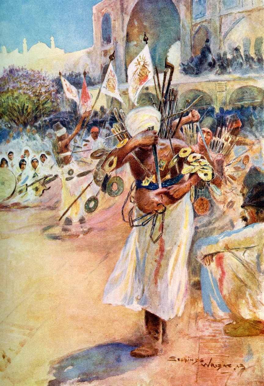 O Festival Muharram, Pérsia de Unbekannt