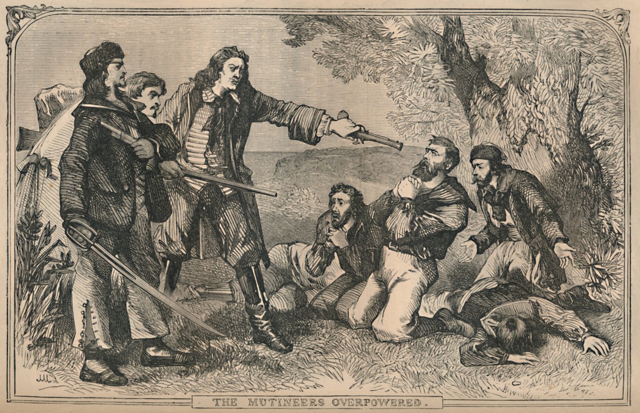 Os amotinados dominados, c1870 de Unbekannt