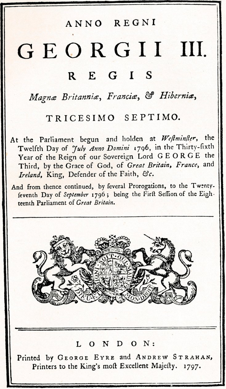 A Lei do Motim, 1797, 1934 de Unbekannt