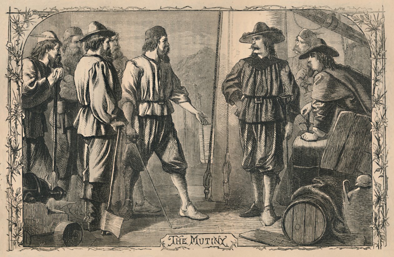 O motim, c1870 de Unbekannt