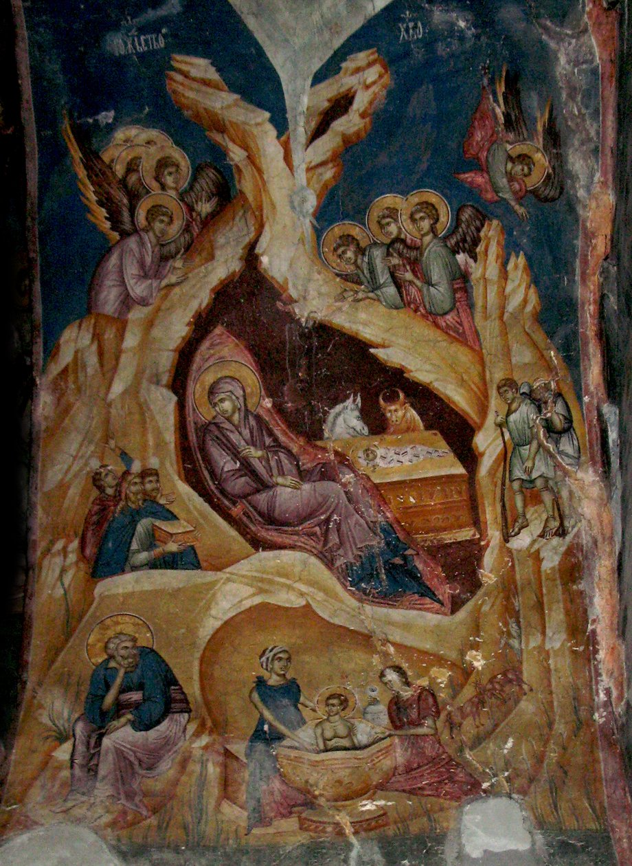 A Natividade de Cristo, século XIV de Unbekannt