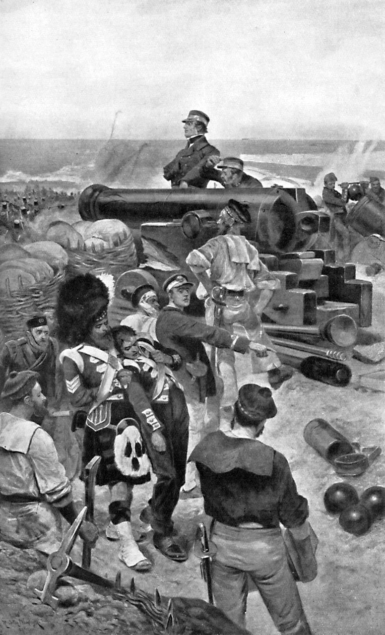 Brigada Naval em Sebastopol, década de 1850 de Unbekannt
