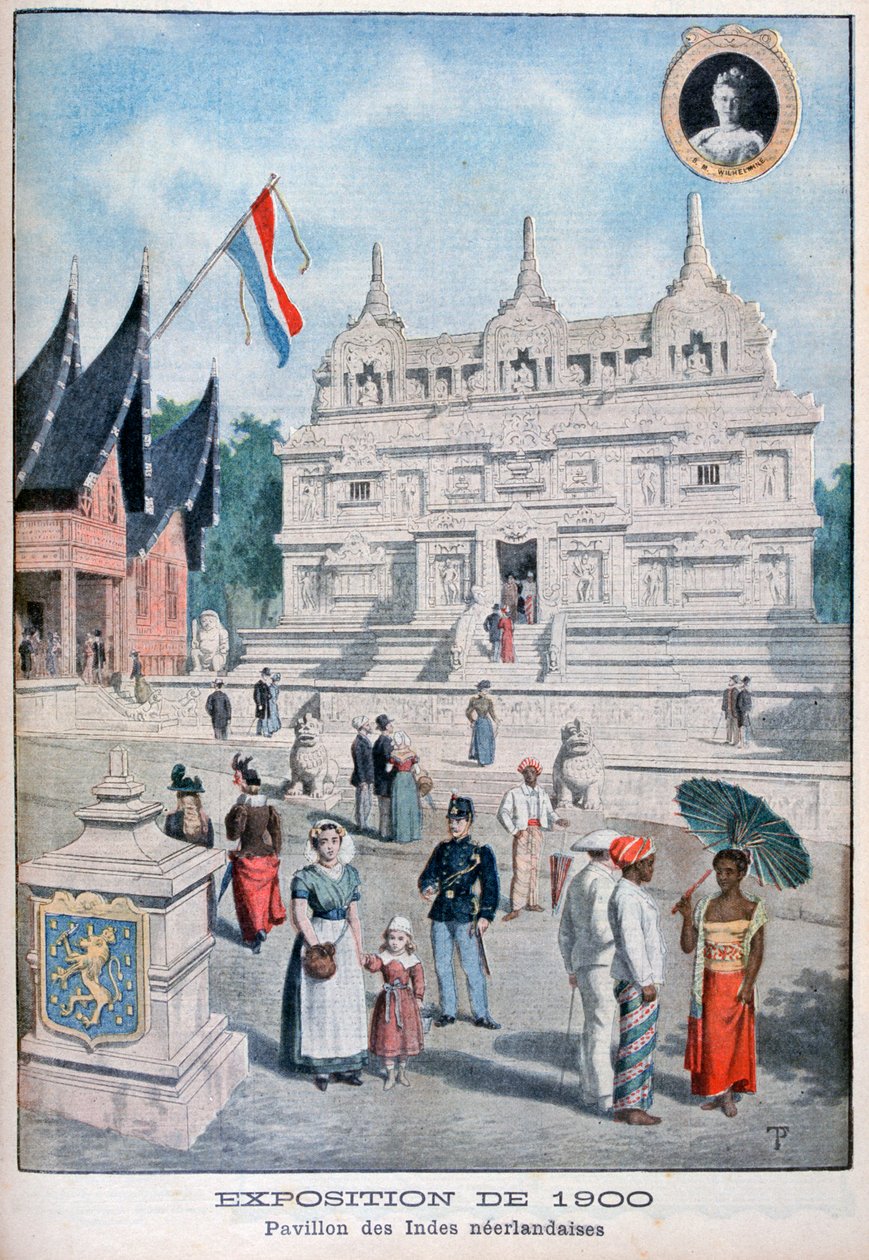 Pavilhão das Índias Holandesas na Exposição Universal de 1900, Paris, 1900 de Unbekannt