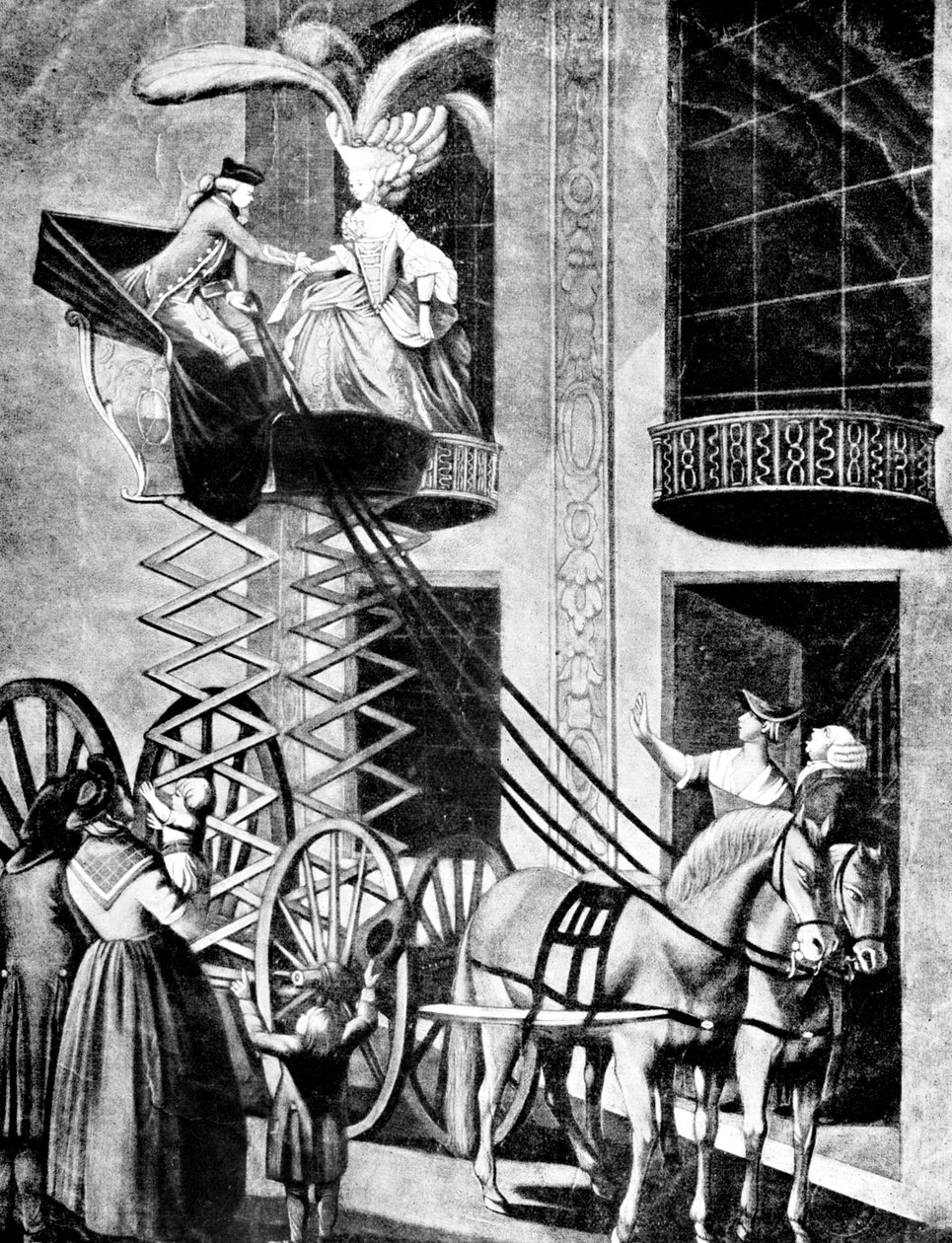 O Phaeton à moda antiga, 1776 de Unbekannt