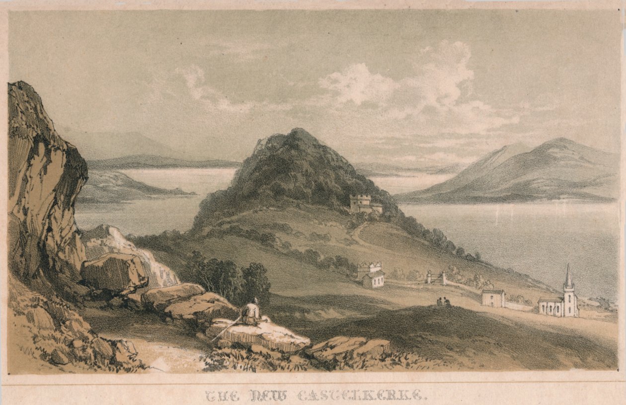 O novo Castelkerke, c1850s. de Unbekannt