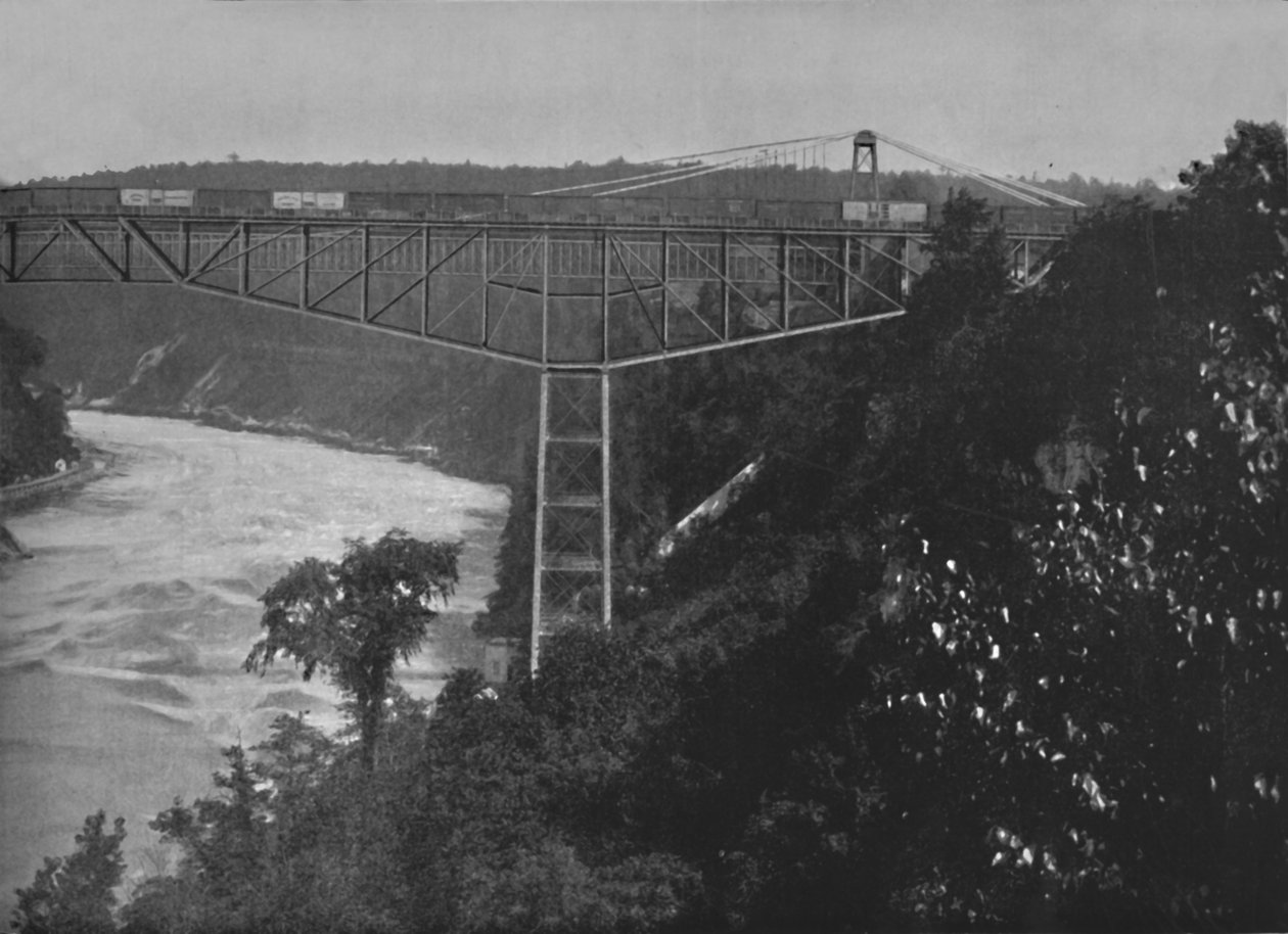 Ponte Niagara Cantaliver, século XIX de Unbekannt