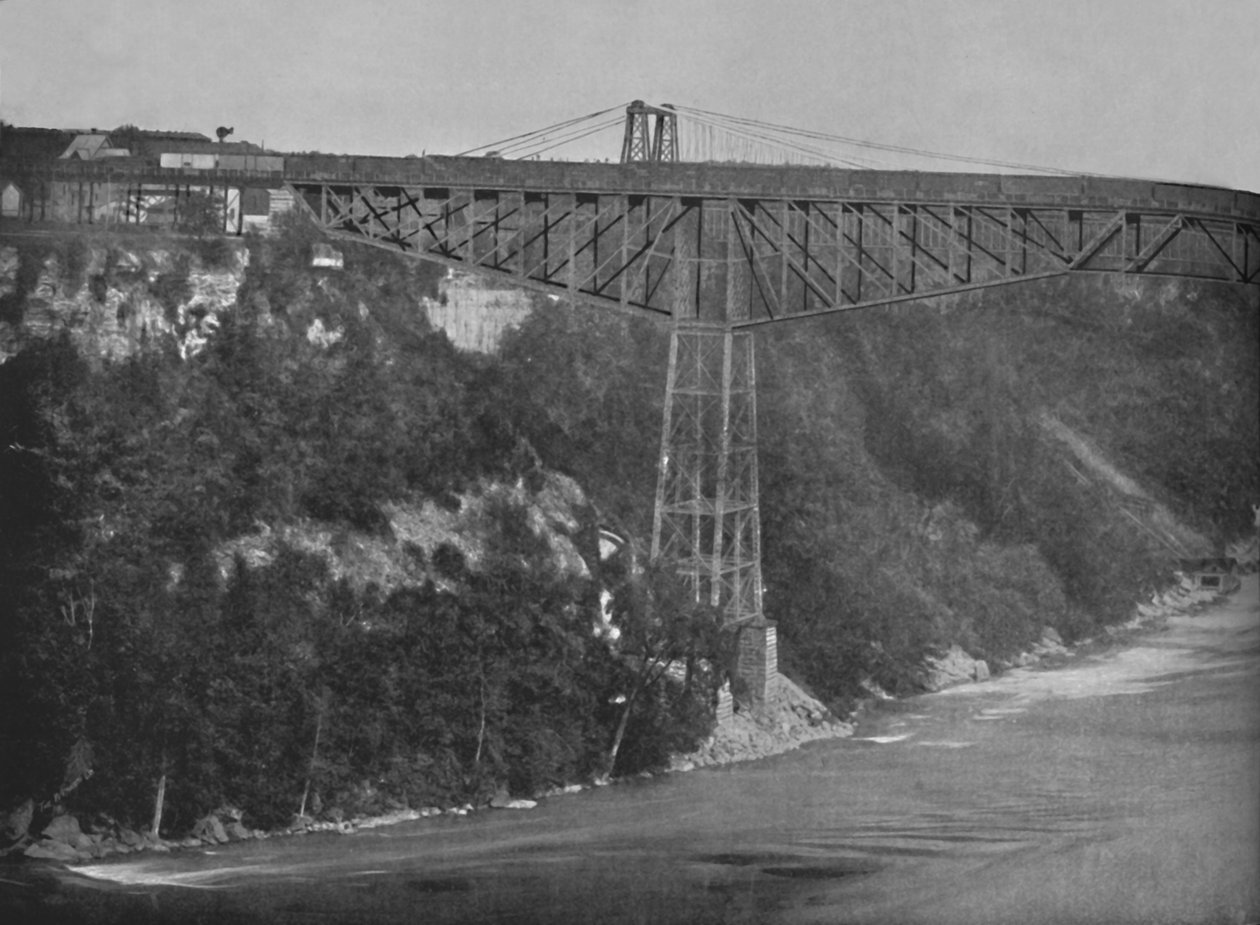 Ponte Niagara Cantaliver, século XIX de Unbekannt