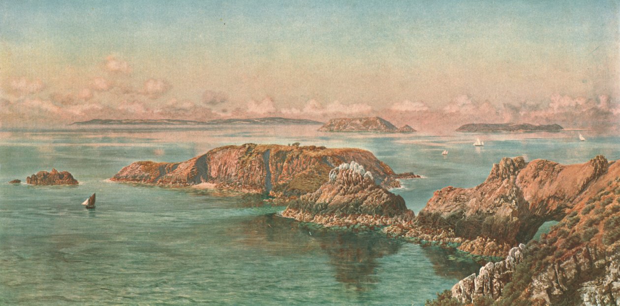 Ilhas do Canal do Arquipélago Normando, 1885, c1902. de Unbekannt