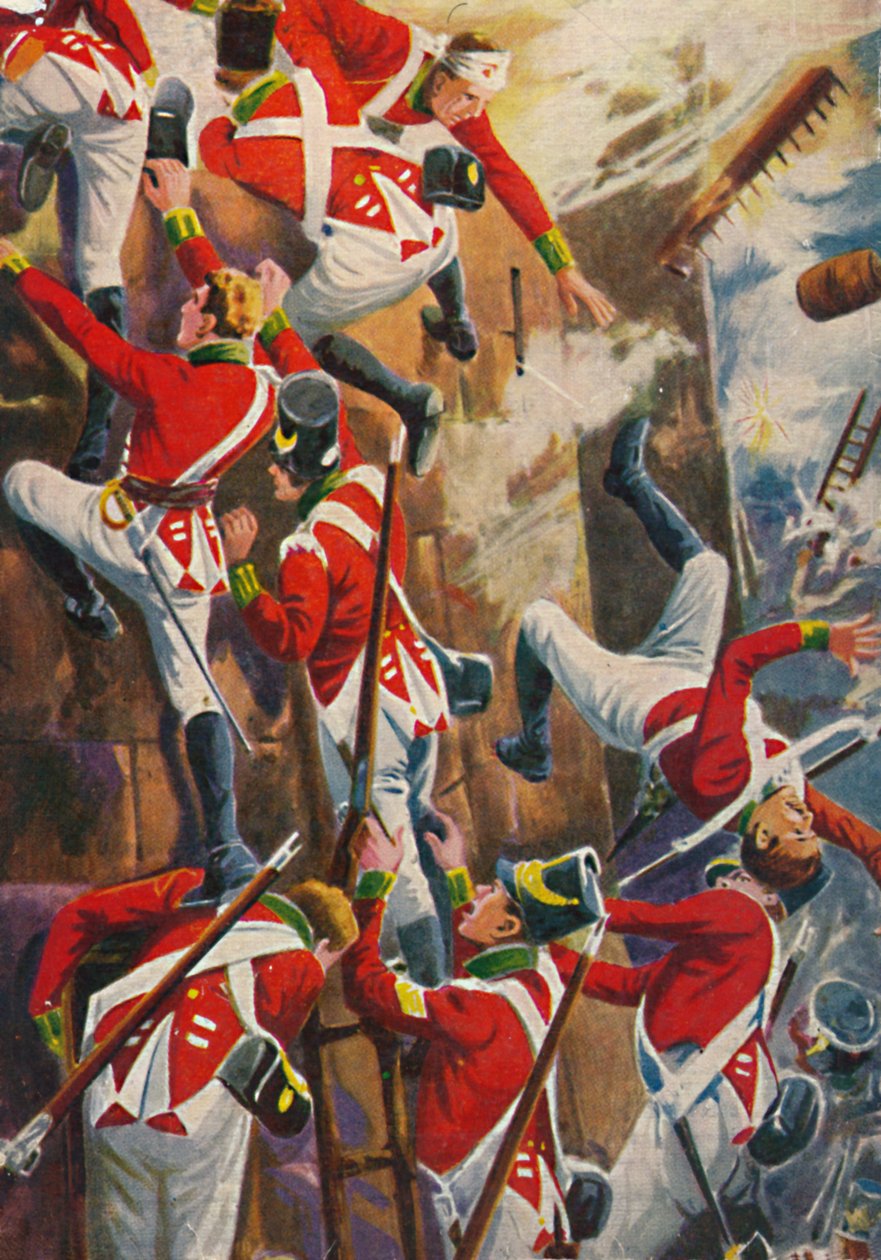 Os fusileiros de Northumberland. Assolando as muralhas de San Vincente, 1939 de Unbekannt