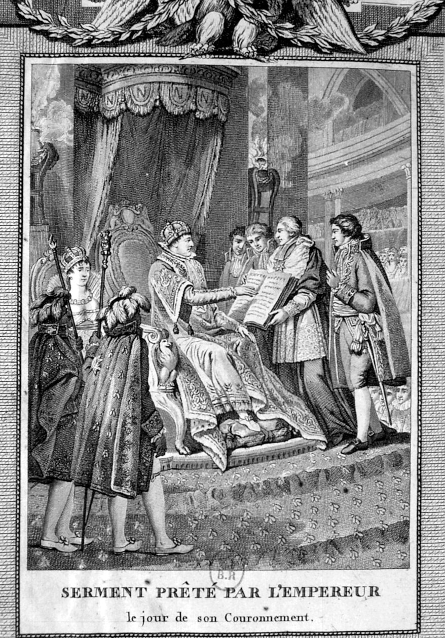 O Juramento do Imperador, 2 de dezembro de 1804, século XIX de Unbekannt