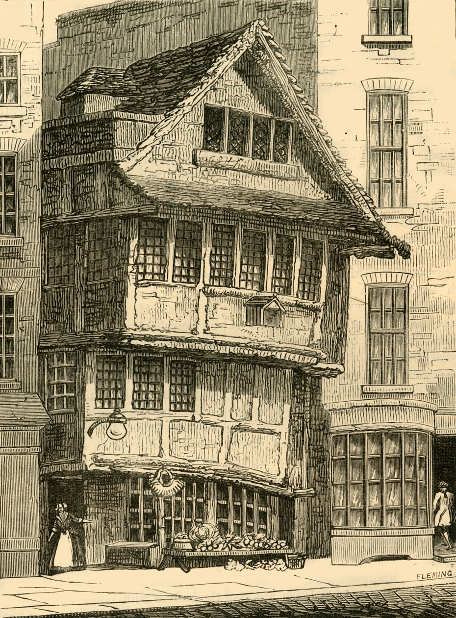 A fonte velha, nos Minories, 1798, c1872. de Unbekannt