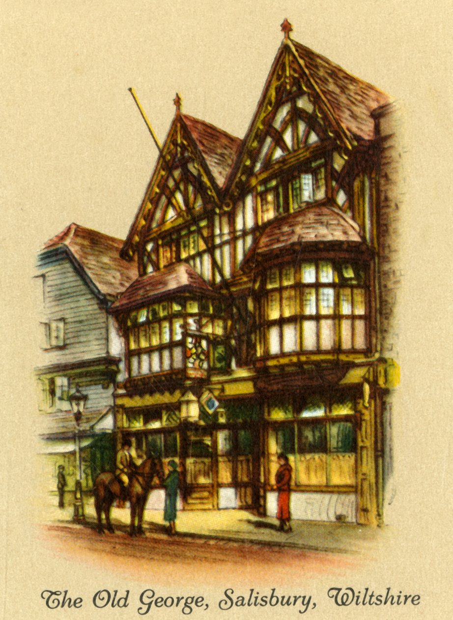 The Old George, Salisbury, Wiltshire, 1936. de Unbekannt