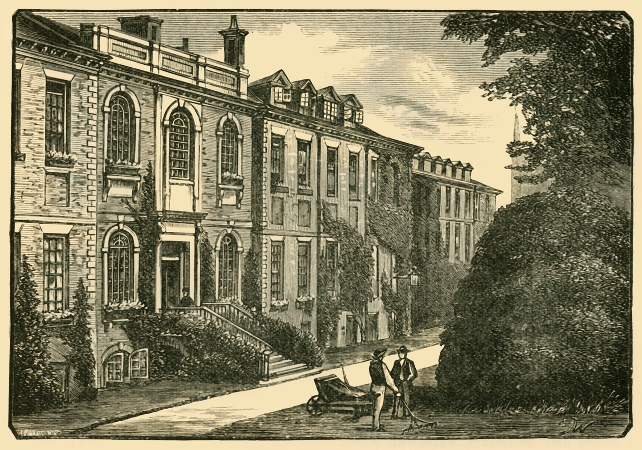 A Casa Velha, do Jardim dos Mestres, 1898. de Unbekannt