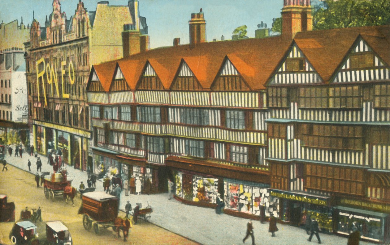 The Old Houses, Holborn, Londres, c1910. de Unbekannt