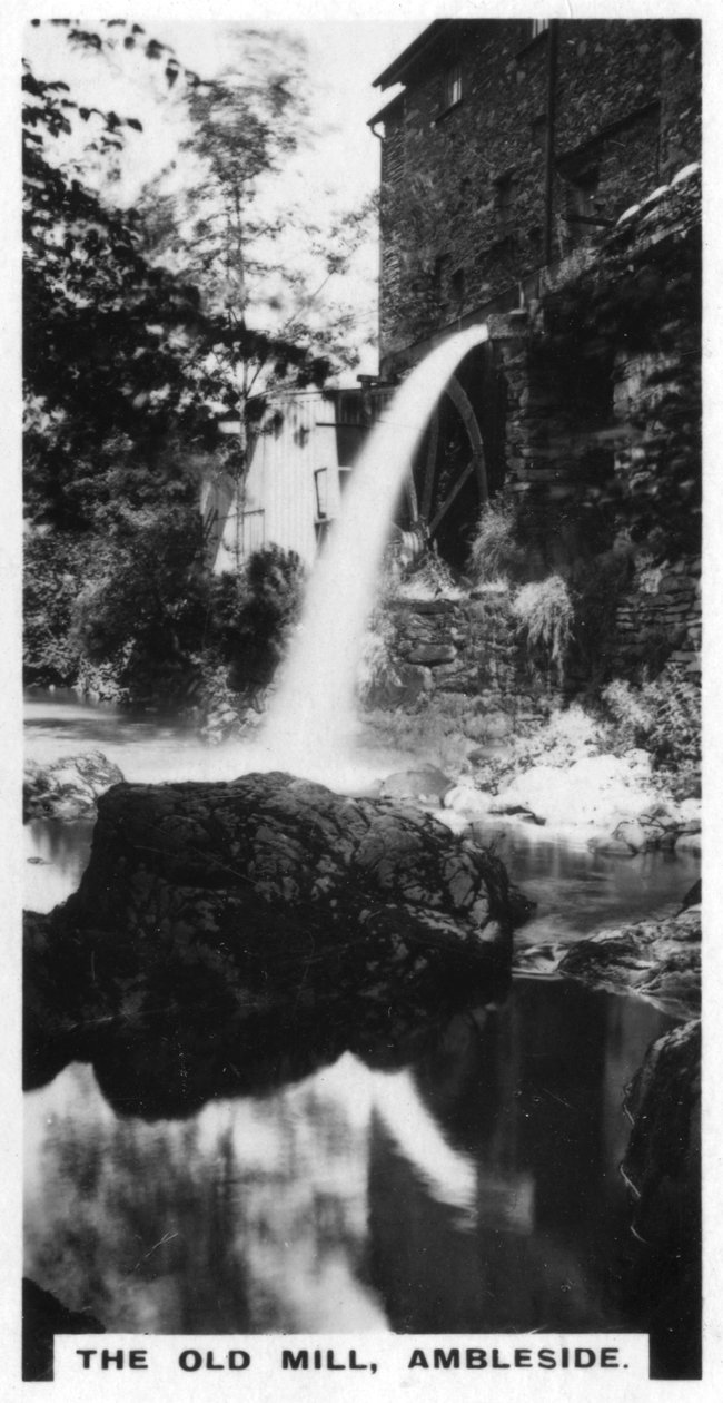 O moinho velho, Ambleside, Cumbria, c1920s de Unbekannt
