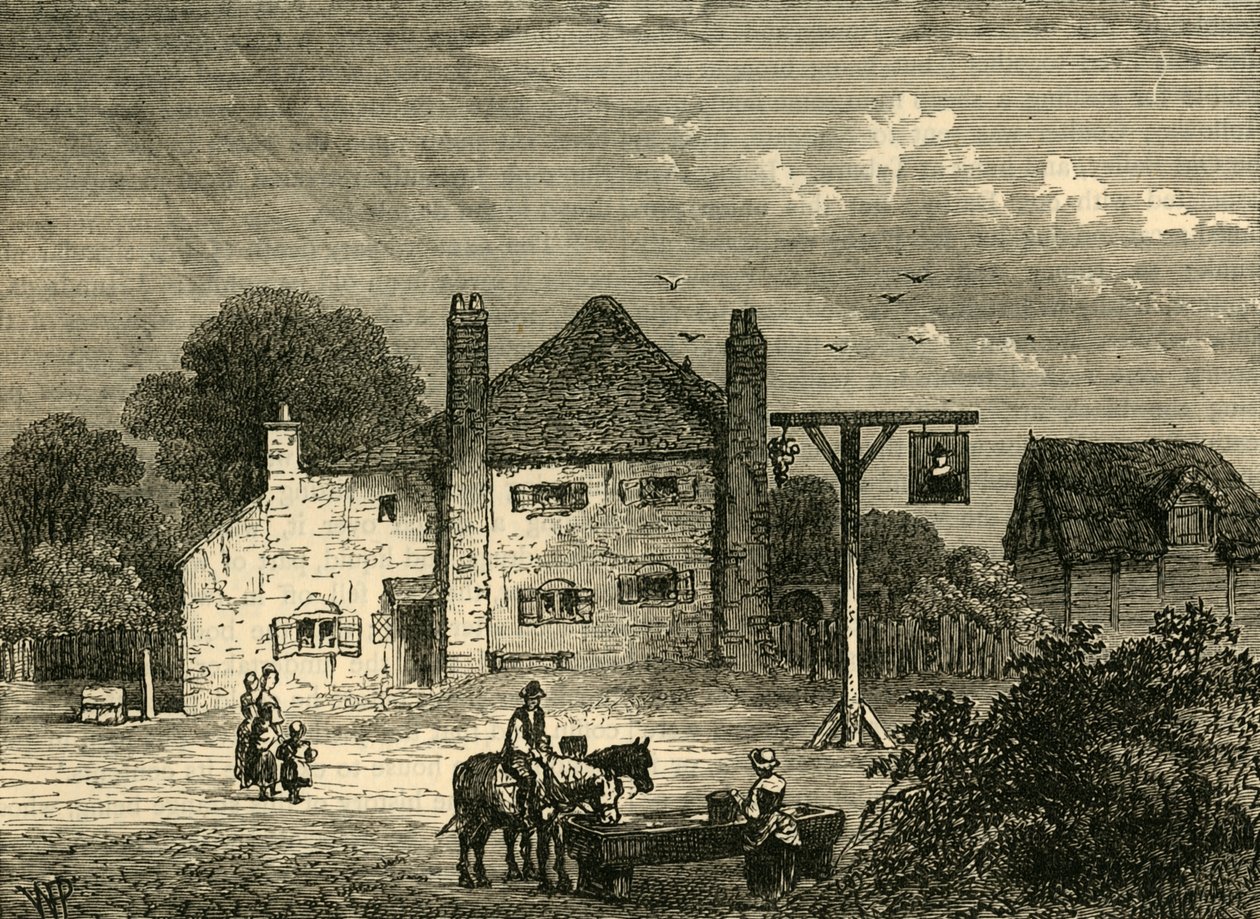 The Old Mother Red Cap, em 1746, c1876. de Unbekannt