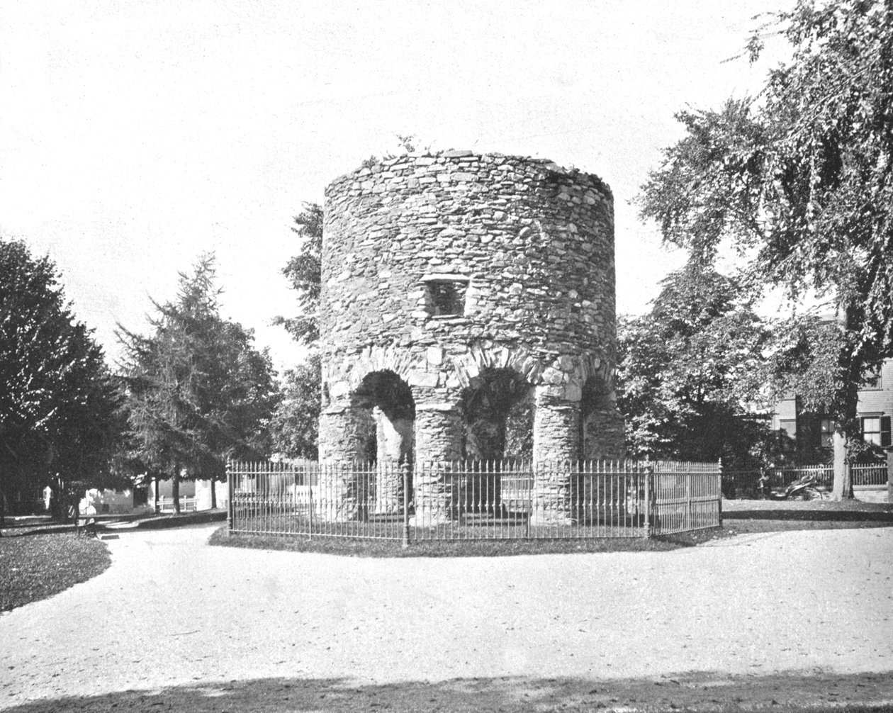 A torre nórdica velha, Newport, Rhode Island, EUA, c1900. de Unbekannt