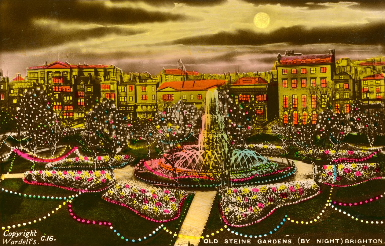 Os jardins velhos de Steine, Brighton, Sussex, c1940 de Unbekannt