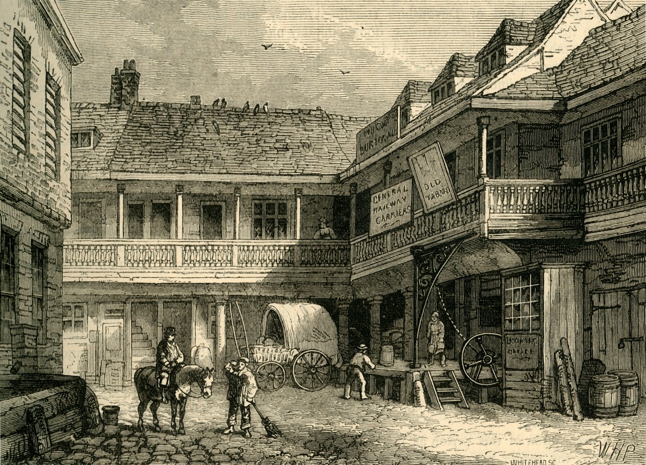 O Old Tabard Inn, c1878. de Unbekannt