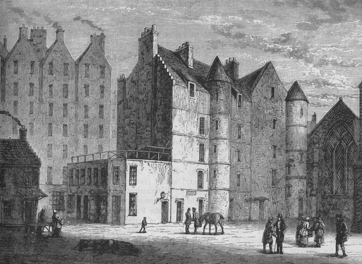 O Velho Tolbooth, Edimburgo, c1880 de Unbekannt