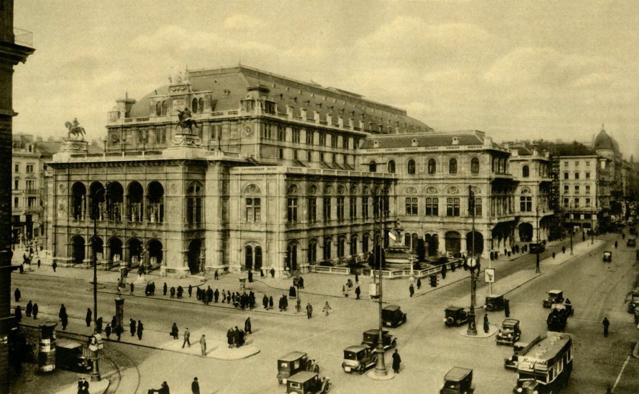 O Opera House, Viena, Áustria, c1935. de Unbekannt