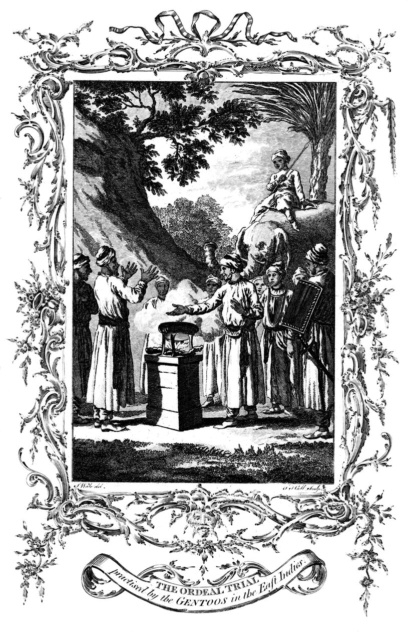 O Julgamento da Provação, 1792 de Unbekannt