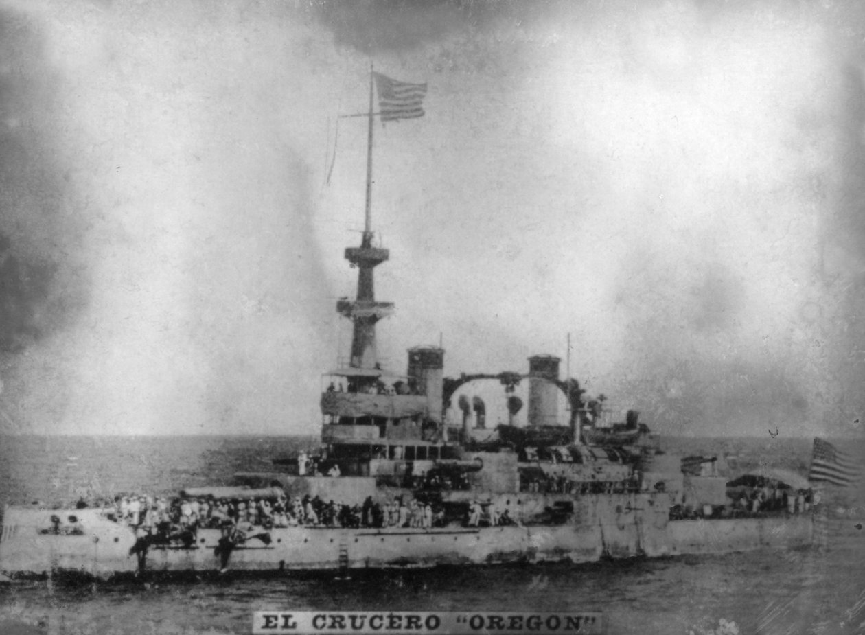 O navio de guerra de Oregon, 1898, 1920 de Unbekannt