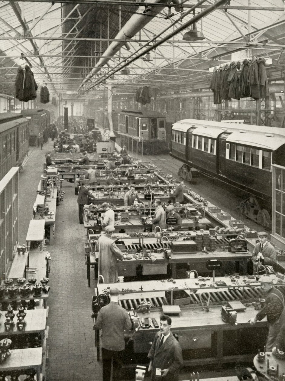 A revisão do material circulante subterrâneo de propriedade do London Passenger Transport, 1935-36. de Unbekannt