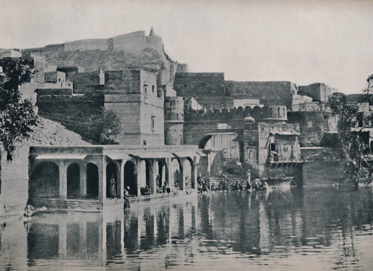 O tanque Padam Sagar em Jodhpur, 1936. de Unbekannt
