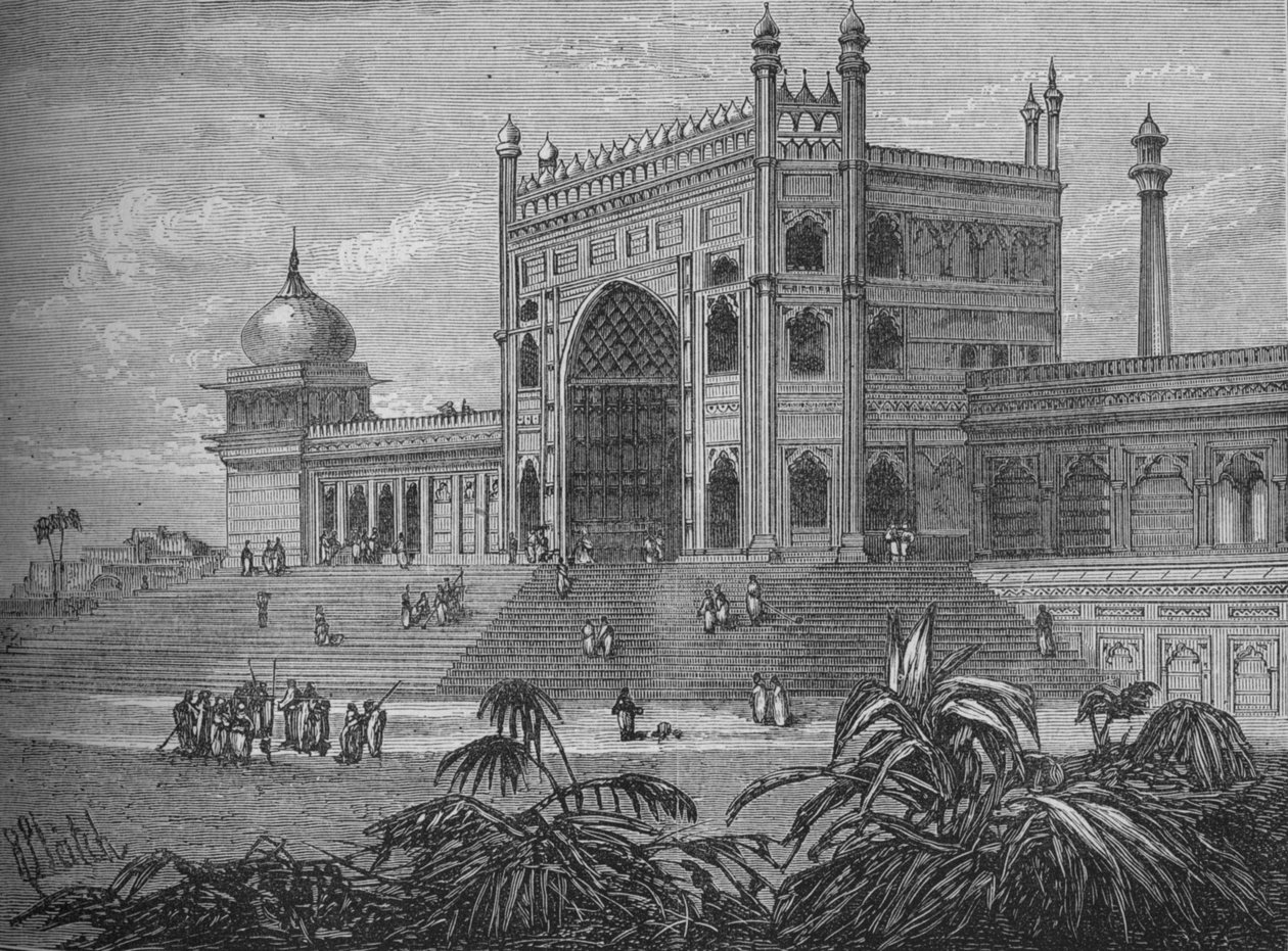 O palácio em Deli, c1880 de Unbekannt